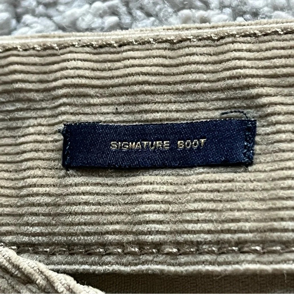 Talbots corduroy pants boot cut tan brown 14 - Picture 3 of 8